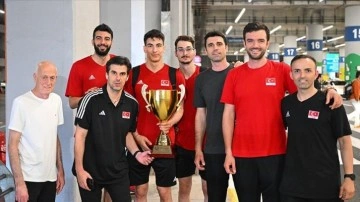 Avrupa Altın Ligi şampiyonu A Milli Erkek Voleybol Takımı, yurda döndü