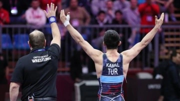 Avrupa Güreş Şampiyonası'nda Kerem Kamal, altın madalya kazandı
