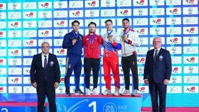 Avrupa Karate Şampiyonası'nda Enes &Ouml;zdemir altın madalya kazandı