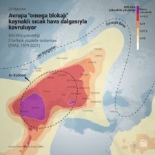 Avrupa 'omega blokajı' kaynaklı sıcak hava dalgasıyla kavruluyor