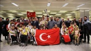 Avrupa Şampiyonu tekerlekli sandalye basketbol takımı yurda döndü, Beştepe&#039;ye davet edildi