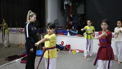 Avrupa şampiyonu tekvandocu G&uuml;lsena'nın yeni hedefi k&uuml;rs&uuml;ye &ouml;ğrencilerini taşımak