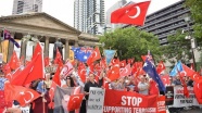 Avustralyalı Türkler'den 'Zeytin Dalı Mitingi'