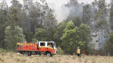 Avustralya'nın Queensland eyaleti yaklaşık 80 orman yangınıyla mücadele ediyor