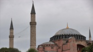 Ayasofya-i Kebir Camisi&#039;ne Kelime-i Tevhid yazılı mahya asıldı