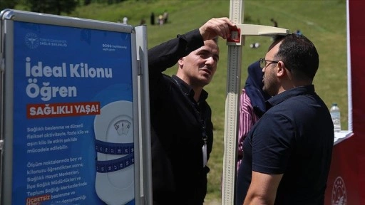 Ayder Yaylası'nda "İdeal Kilonu Öğren Sağlıklı Yaşa" etkinliği düzenlendi