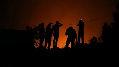 Aydın ve Balıkesir'deki orman yangınlarına m&uuml;dahale s&uuml;r&uuml;yor