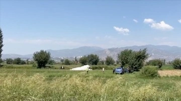 Aydın'da düşen sivil eğitim uçağındaki 2 kişi yaralandı