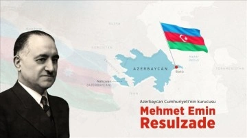 Azerbaycan Cumhuriyeti'nin kurucusu: Mehmet Emin Resulzade