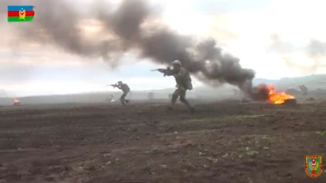 Azerbaycan Özel Kuvvetleri'nin üst düzey profesyonelliği kamerada