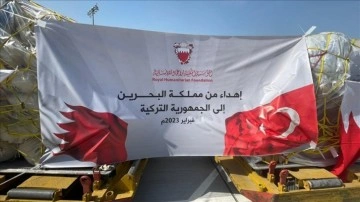 Bahreyn 55 ton yardım malzemesi taşıyan askeri uçağını Türkiye'ye gönderdi
