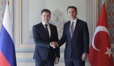 Bakan Bayraktar ile Rusya Başbakan Yardımcısı Novak Rusya ve T&uuml;rkiye enerji işbirliğini g&ouml;r&uuml;şt&uuml;