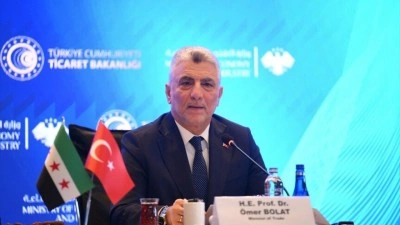 Bakan Bolat: Suriye ile ikili ticaretimizi 10 milyar dolara ulaştıracak her t&uuml;rl&uuml; &ccedil;&ouml;z&uuml;m ve mekanizma