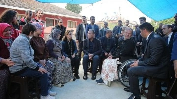 Bakan Bozdağ'dan hayatını kaybeden madencinin ailesine taziye ziyareti