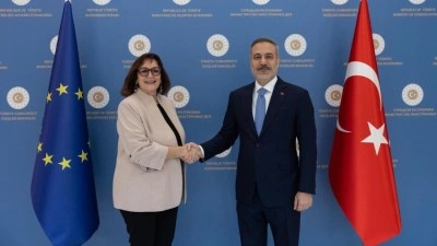Bakan Fidan, AB Komisyonunun Akdeniz'den sorumlu &uuml;yesi Suica ile g&ouml;r&uuml;şt&uuml;