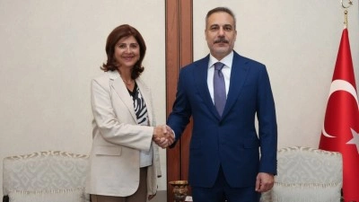 Bakan Fidan, BM Genel Sekreteri'nin Kıbrıs Şahsi Temsilcisi Cuellar ile Ankara'da g&ouml;r&uuml;şt&uuml;
