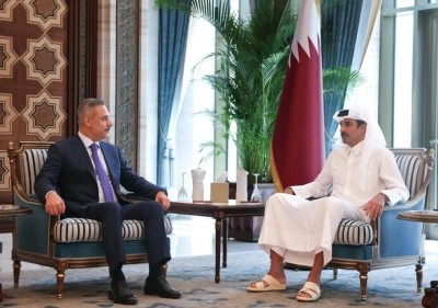 Bakan Fidan, Doha'da Katar Emiri Şeyh Temim tarafından kabul edildi