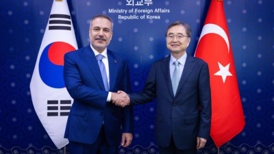 Bakan Fidan, G&uuml;ney Kore'deki g&ouml;r&uuml;şmelerinin iki &uuml;lke ilişkilerini g&uuml;&ccedil;lendireceğine inandığını belirtti