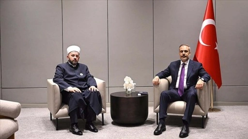Bakan Fidan, Karadağ İslam Birliği Başkanı Feyziç'i İstanbul'da kabul etti