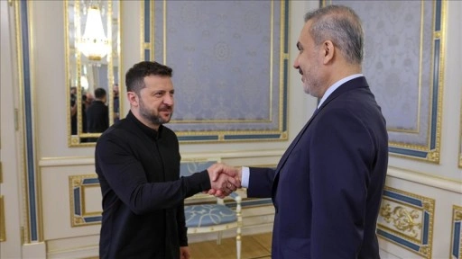 Bakan Fidan, Ukrayna Devlet Başkanı Zelenskiy tarafından kabul edildi