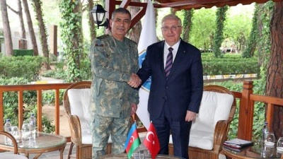 Bakan G&uuml;ler, Azerbaycanlı mevkidaşı Hasanov ile g&ouml;r&uuml;şt&uuml;