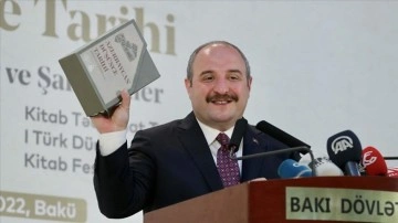 Bakan Varank, Bakü'de 'Azerbaycan Düşünce Tarihi' kitabını tanıttı