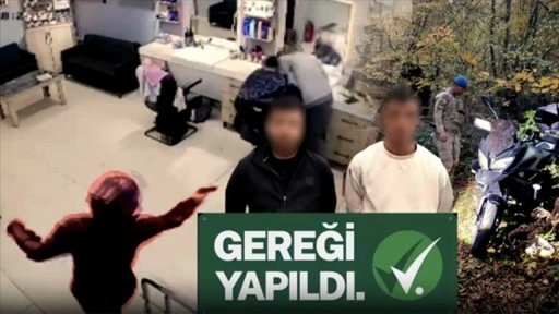 Bakan Yerlikaya, Sinop'ta berber dükkanına silahla saldıran iki zanlının yakalandığını bildirdi