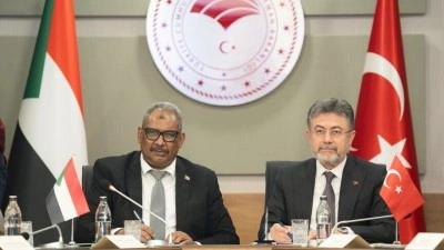 Bakan Yumaklı ve Sudanlı mevkidaşı Guraşi, 16. KEK Toplantı Tutanağı İmza T&ouml;reni'ne katıldı