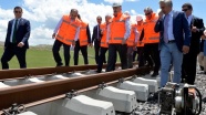 Bakü-Tiflis-Kars Demiryolu'nun Türk tarafı ay sonu bitiyor