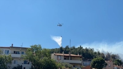 Balıkesir'de &ccedil;ıkan orman yangını s&ouml;nd&uuml;r&uuml;ld&uuml;