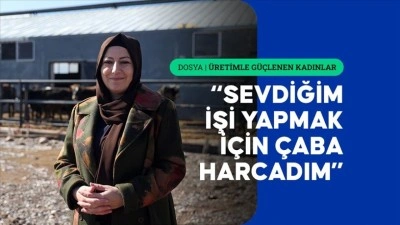 Bankacılığı bırakıp devlet desteğiyle baba mesleği hayvancılığa başladı