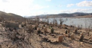 Baraj suları çekilince eski köy yeniden ortaya çıktı
