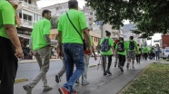 Barış Yürüyüşü'ne katılacak gönüllüler Saraybosna'dan yola çıktı