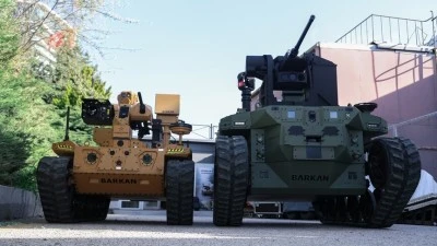 BARKAN insansız kara aracı ailesi EFES Tatbikatı'nda boy g&ouml;sterdi