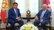 Başbakan Yıldırım Ceenbekov ile bir araya geldi