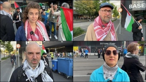 Basel'deki aktivistler, İsrail’in Eurovision Şarkı Yarışması’na katılmasına karşı çıkıyor