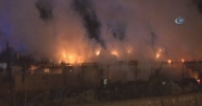 Başkent’te inşaat şantiyesinde korkutan yangın