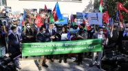 Başkentte Fransa'nın Karabağ ile ilgili tutumu protesto edildi