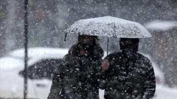 Batı Karadeniz'in yüksek kesimleri için kuvvetli kar yağışı uyarısı