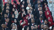 Batı Şeria'da Filistinli 500 çifte toplu düğün töreni