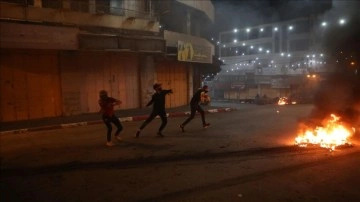Batı Şeria'da İsrail askerleri ile Filistinliler arasında olaylar çıktı