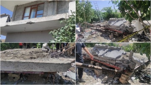 Batman'da evin beton sundurmasının çökmesi sonucu 4 kişi öldü, 6 kişi yaralandı