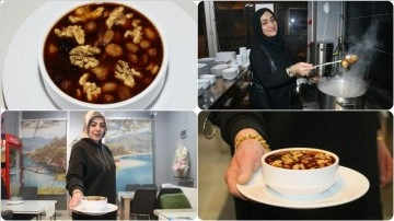 Bayburt'ta kadınlar Ramazan Bayramı için "tatlı çorba" hazırlıyor