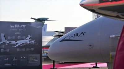 Baykar ile Leonardo, ortak &uuml;retim İHA'sını yeni adıyla Farnborough'da g&ouml;r&uuml;c&uuml;ye &ccedil;ıkarttı
