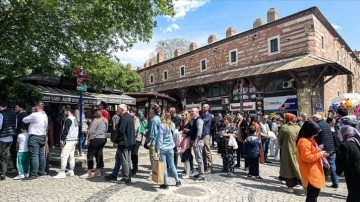 Bayram tatilinde Edirne'ye gelenler, kültürel alanlarda yoğunluk oluşturdu