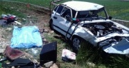 Bayram ziyareti yolunda trafik kazası: 1 ölü, 6 yaralı