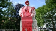 Belçika&#039;da sömürgeci geçmişi hatırlatan heykel ve büstlere saldırılar devam ediyor