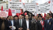 Belçika'nın Ankara Büyükelçiliği önünde protesto