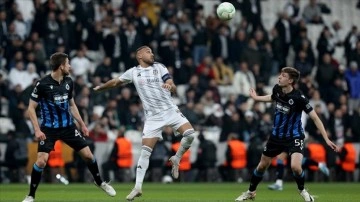 Beşiktaş evinde Club Brugge'e farklı yenildi