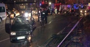 Beşiktaş’ta feci kaza :1 ölü 2 yaralı